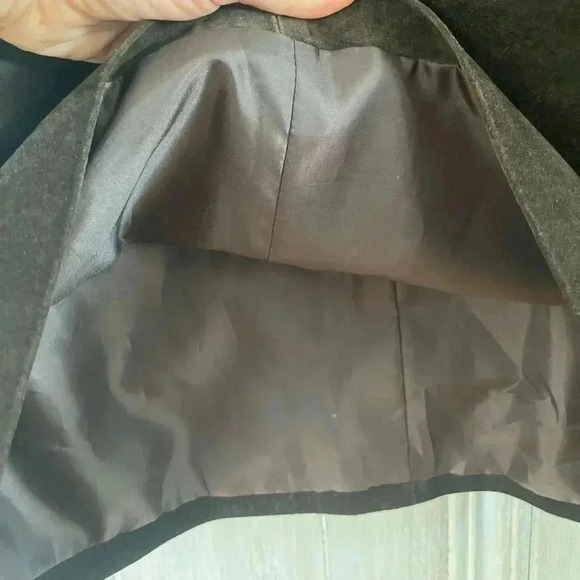 VINTAGE HIGH SIERRA|CHOCOLATE BROWN SUEDE LEATHER SHORT SKIRT|14 Boho chic - Picture 4 of 16